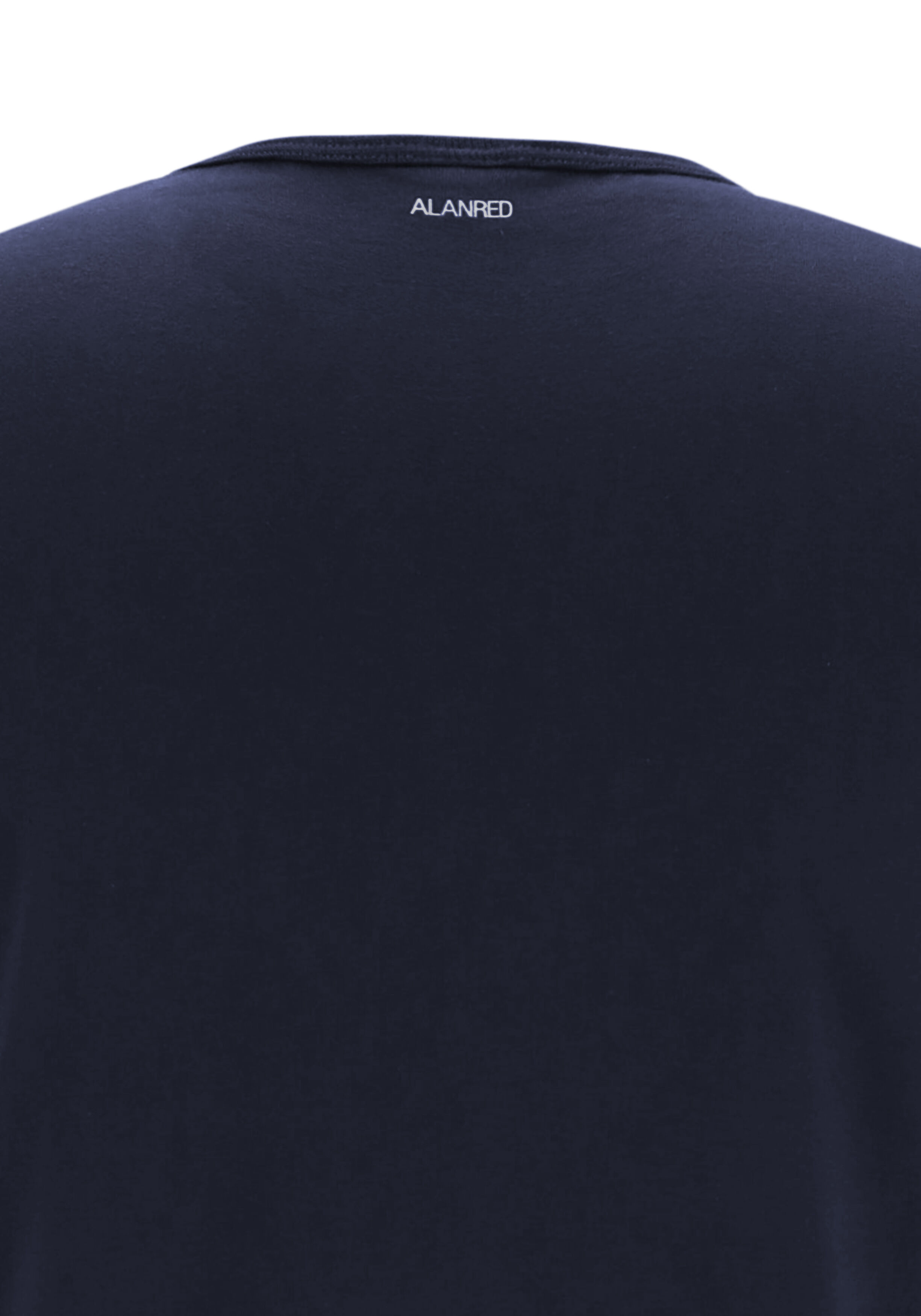 ALAN RED T-shirt Derby extra lang (2-pack), O-hals, donker blauw